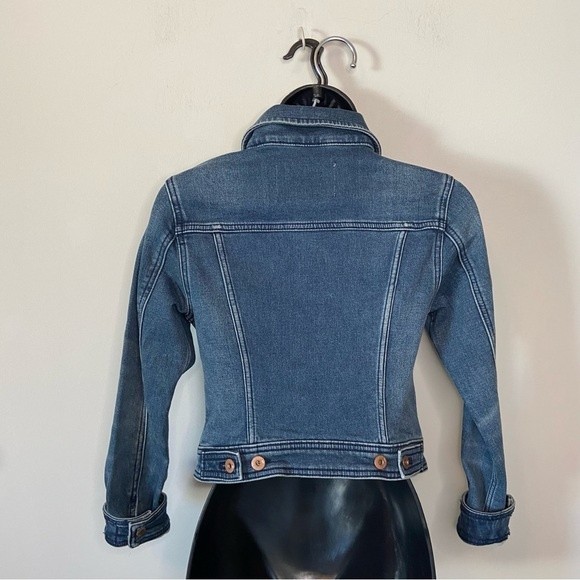 Anthropologie Pilcro and the Letterpress Classic Denim Trucker Jacket Size XS P - Picture 7 of 12